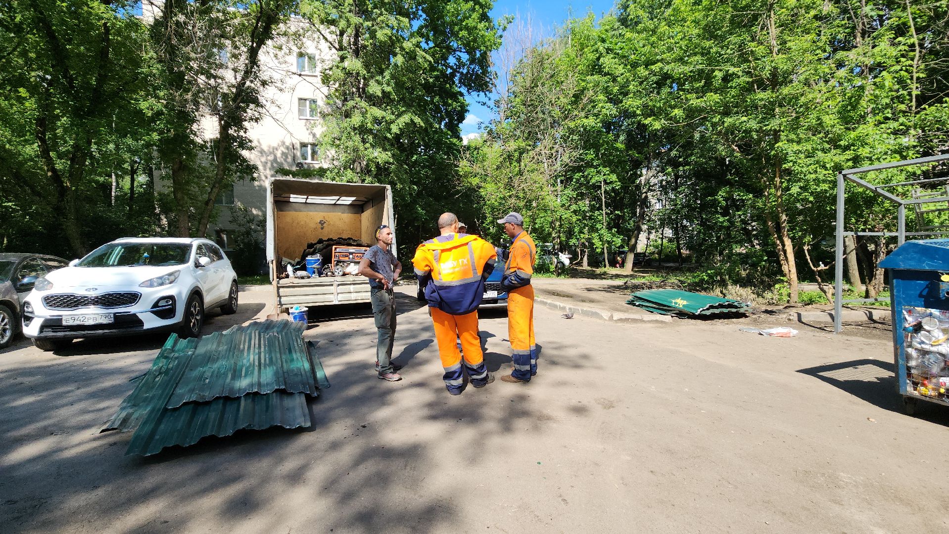 пушкино, контейнерная площадка, ремонт, жкх,