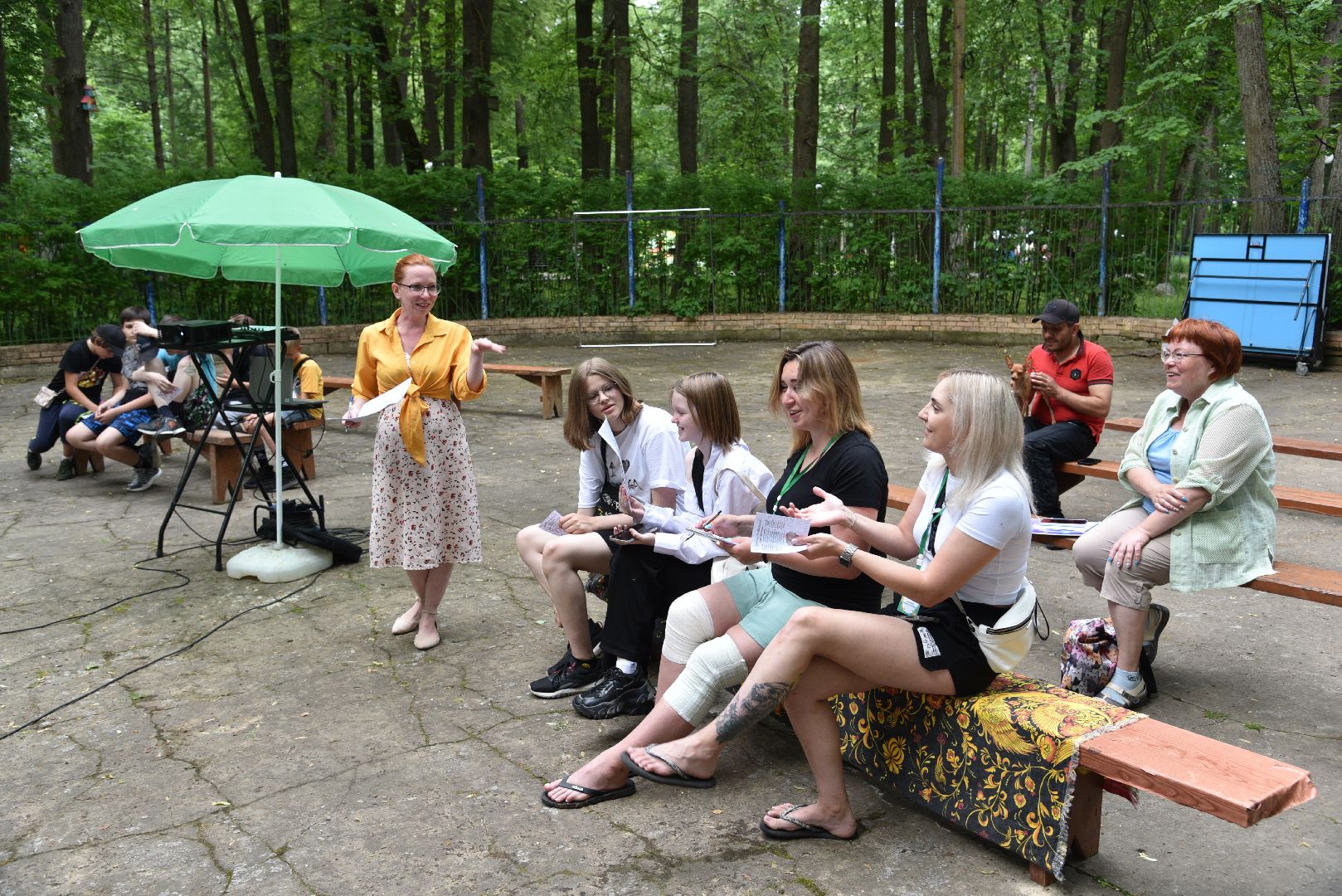 лотошино, лотошинский парк, пушкин, 225 лет пушкину, парки подмосковья, библиотека,