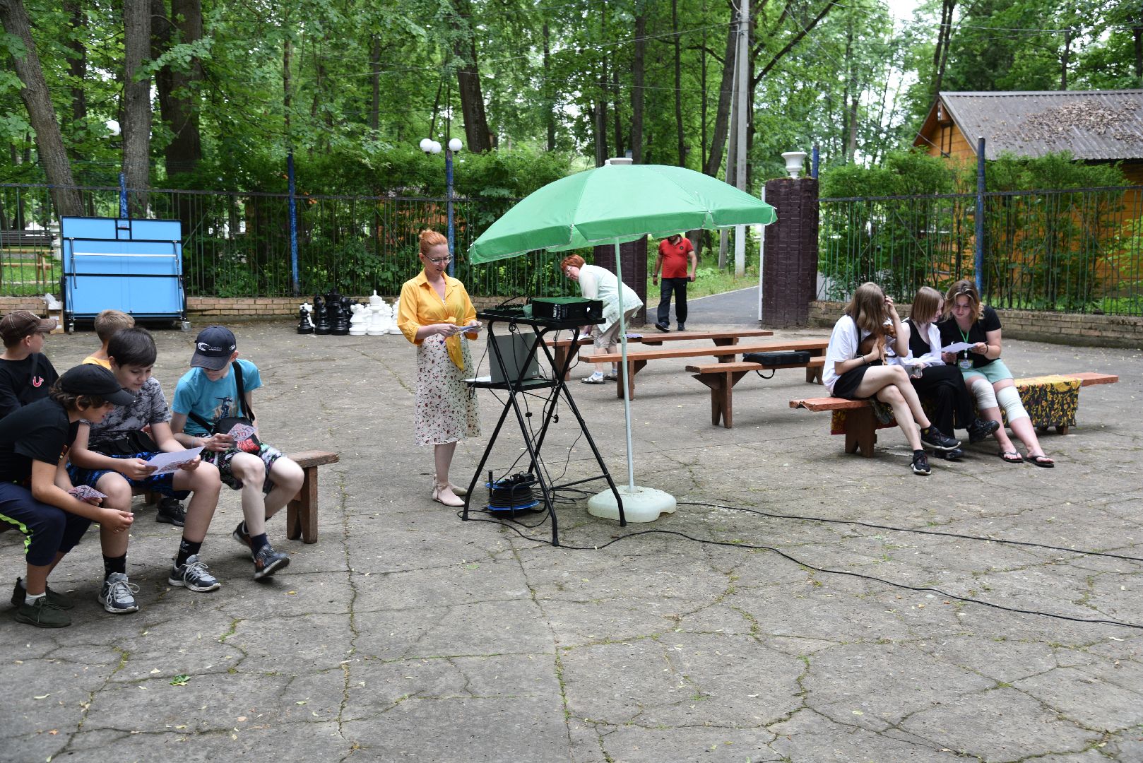 лотошино, лотошинский парк, пушкин, 225 лет пушкину, парки подмосковья, библиотека,