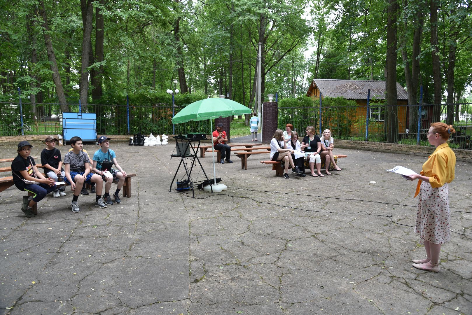 лотошино, лотошинский парк, пушкин, 225 лет пушкину, парки подмосковья, библиотека,