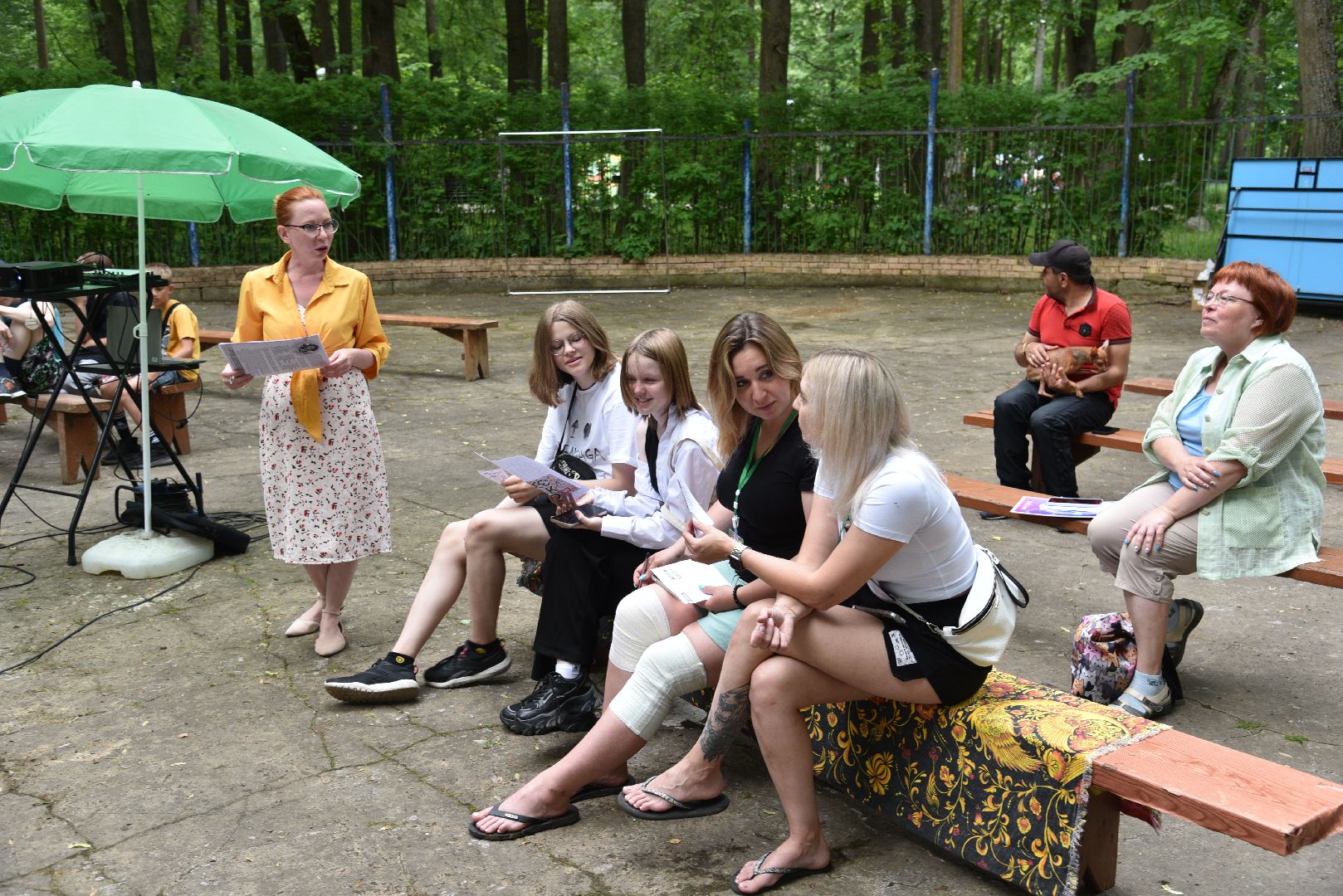 лотошино, лотошинский парк, пушкин, 225 лет пушкину, парки подмосковья, библиотека,