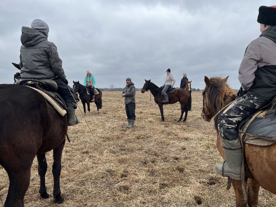 Шаховская, лошади, кони, стрельба из лука