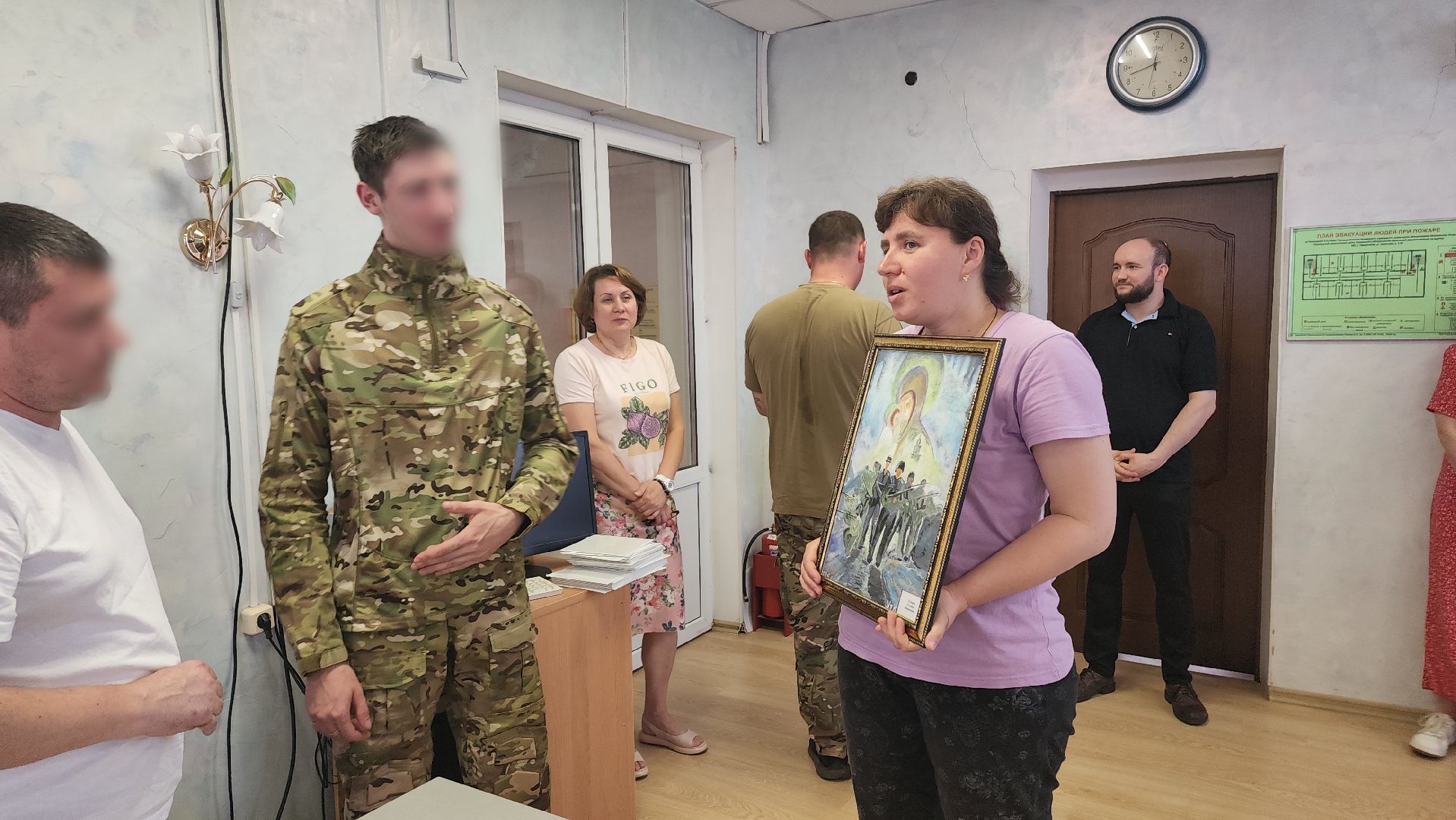 ивантеевка, дети инвалиды, взрослые, бойцы сво, встреча, подарки бойцам,