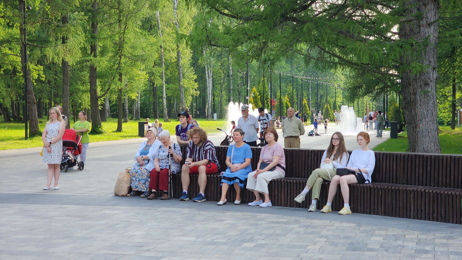 ступино, парк имени островского, лето в подмосковье,