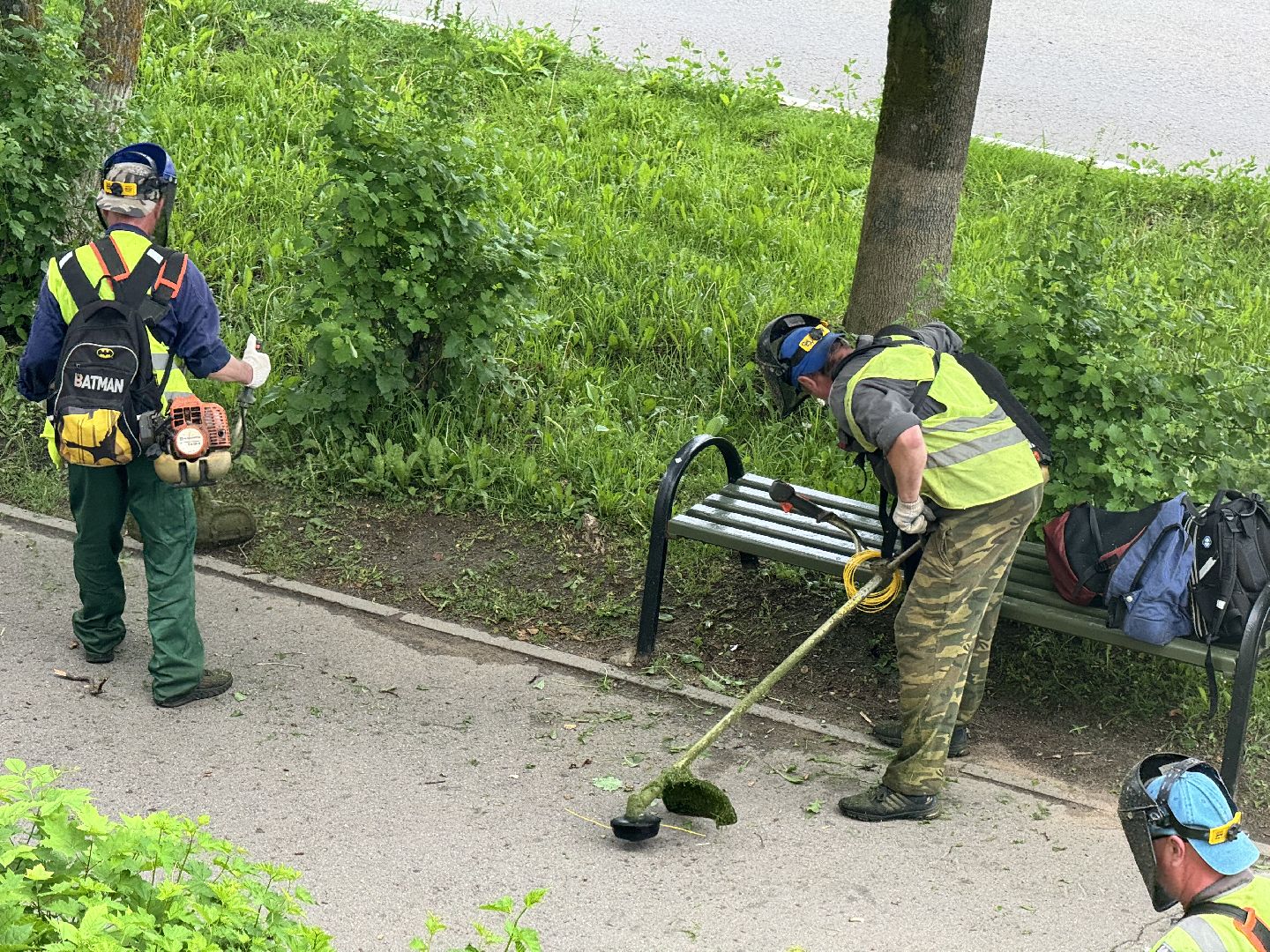 шаховская, покос травы, благоустойство,