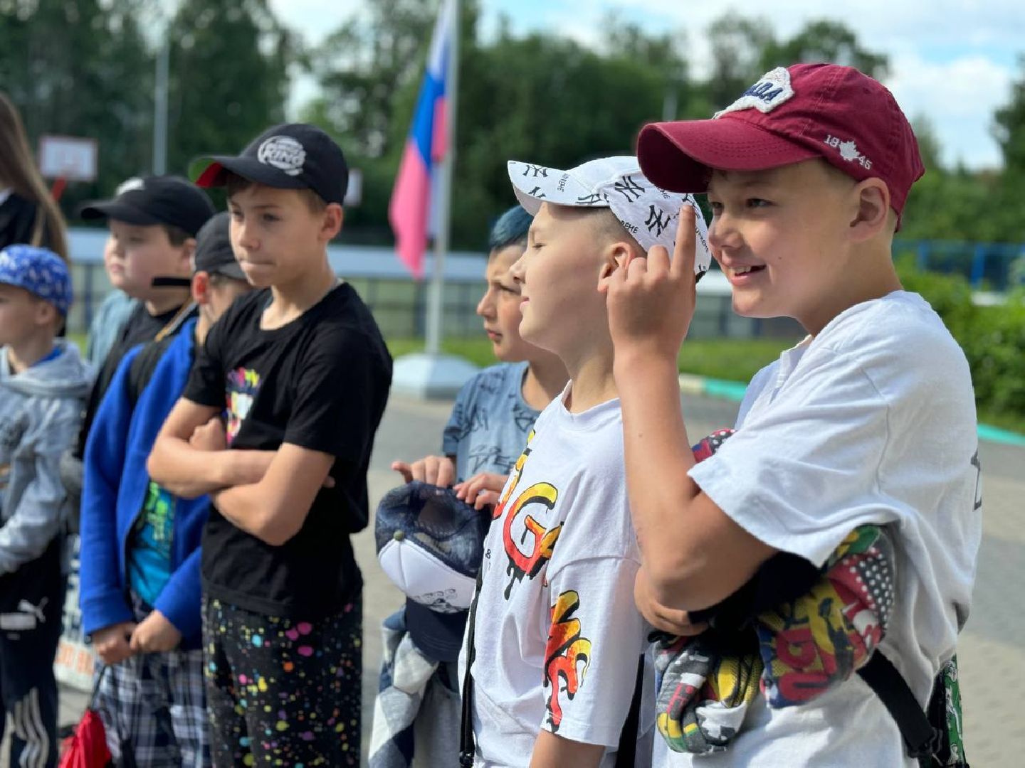 лагерь, школа, дети, каникулы,