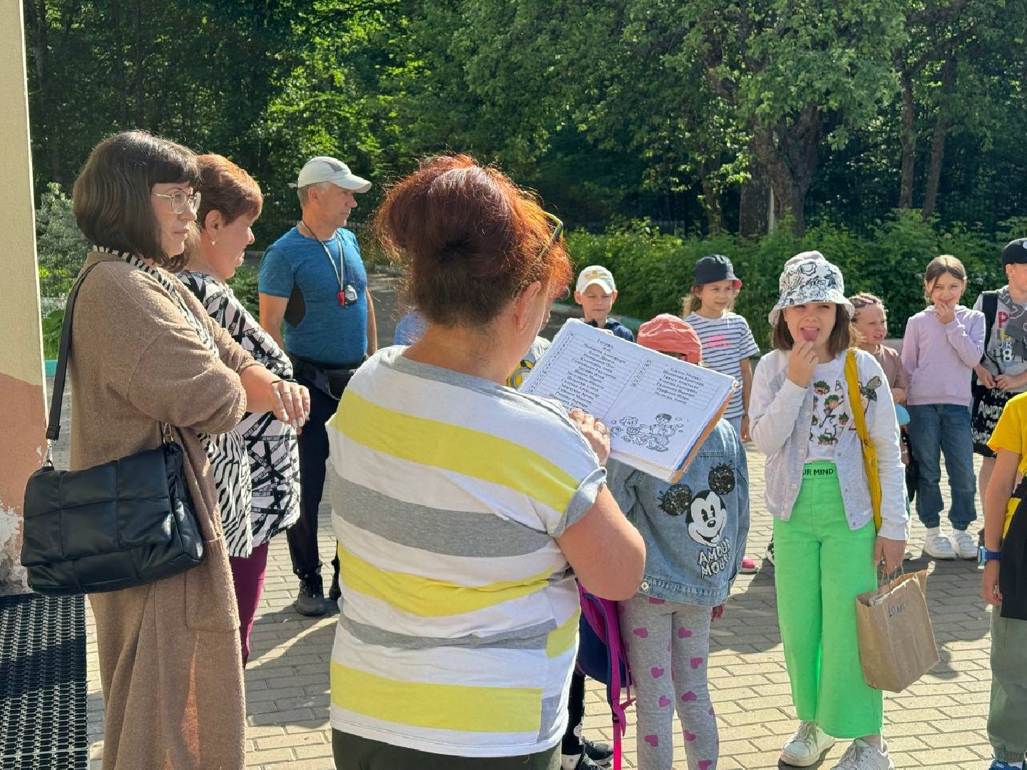 лагерь, школа, дети, каникулы,