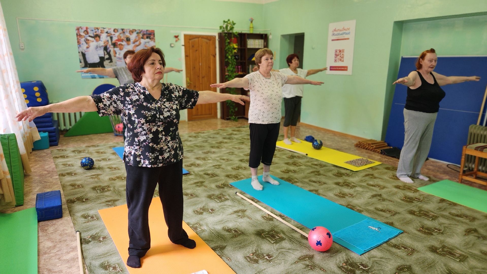 лфк, гимнастика, авктивное долголетие, протвино, реабилитационный центр,