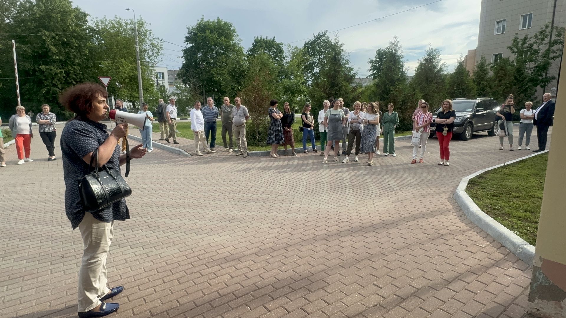 солнечногорск, эвакуация, тренировочная эвакуация, спасатели, Пожар,