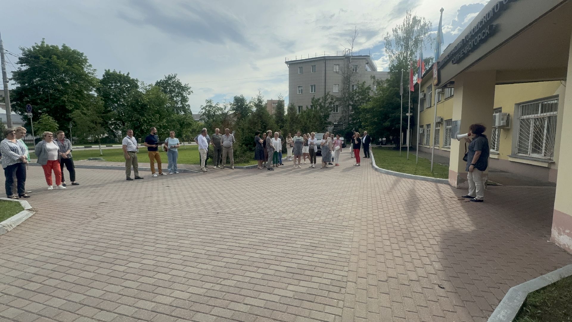 солнечногорск, эвакуация, тренировочная эвакуация, спасатели, Пожар,