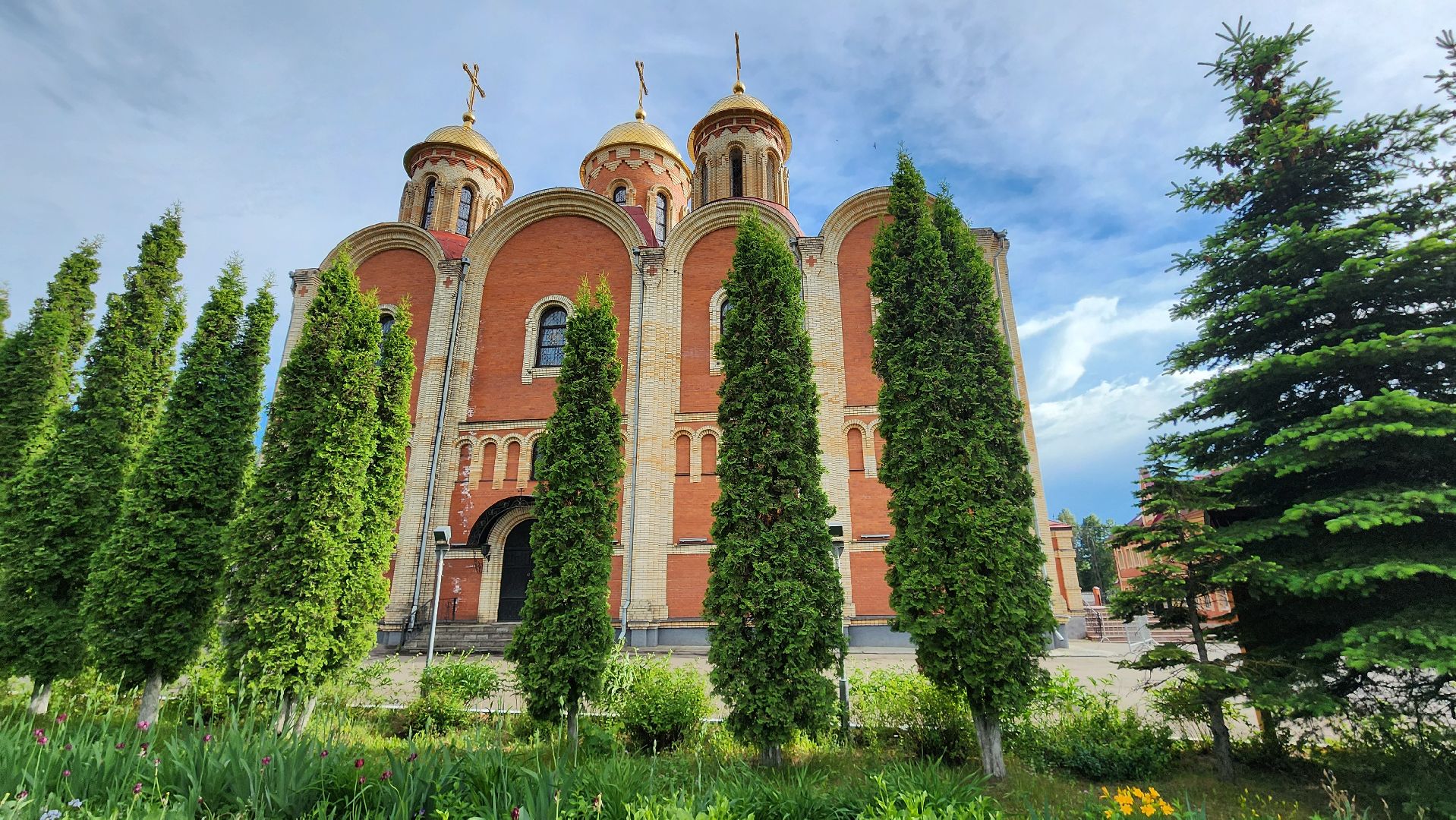 Промышленный альпинист, Собор, Благоустройство, Домодедово, Подмосковье, Альпинизм, Помощь храму, доброе дело,