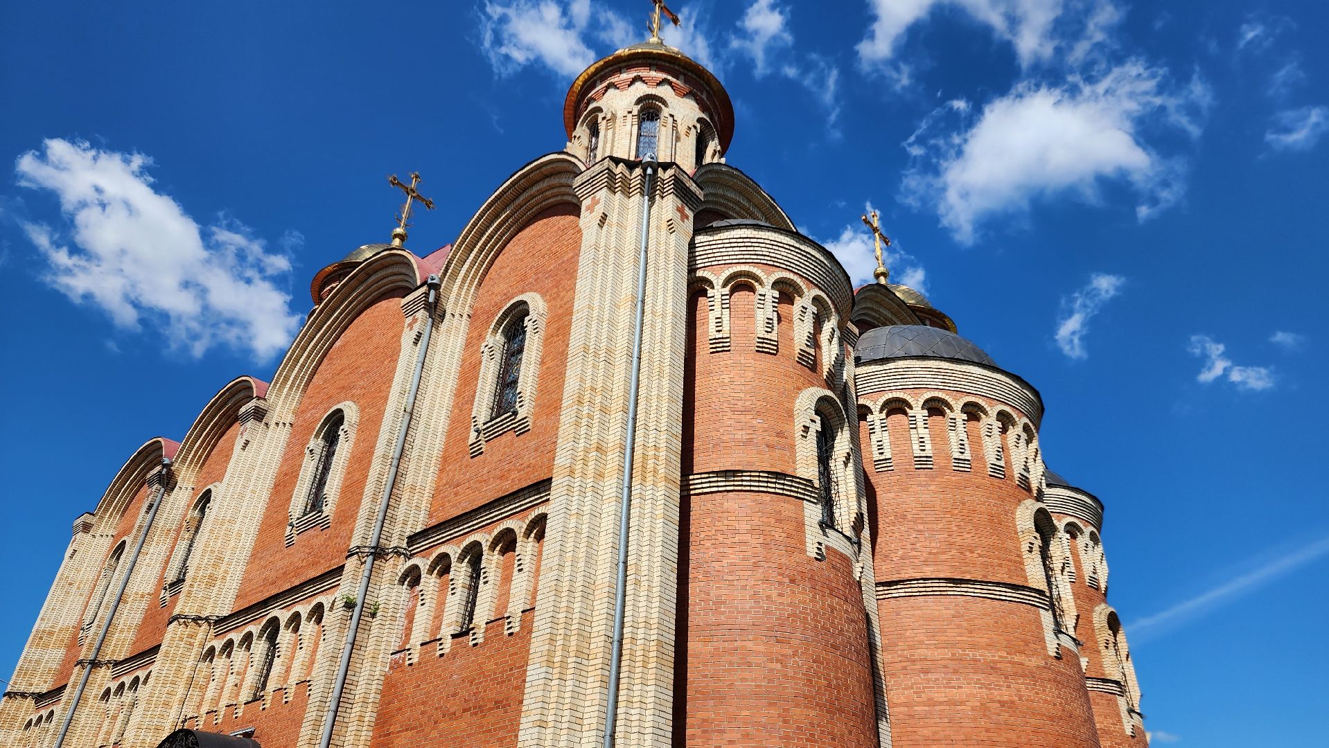 Промышленный альпинист, Собор, Благоустройство, Домодедово, Подмосковье, Альпинизм, Помощь храму, доброе дело,