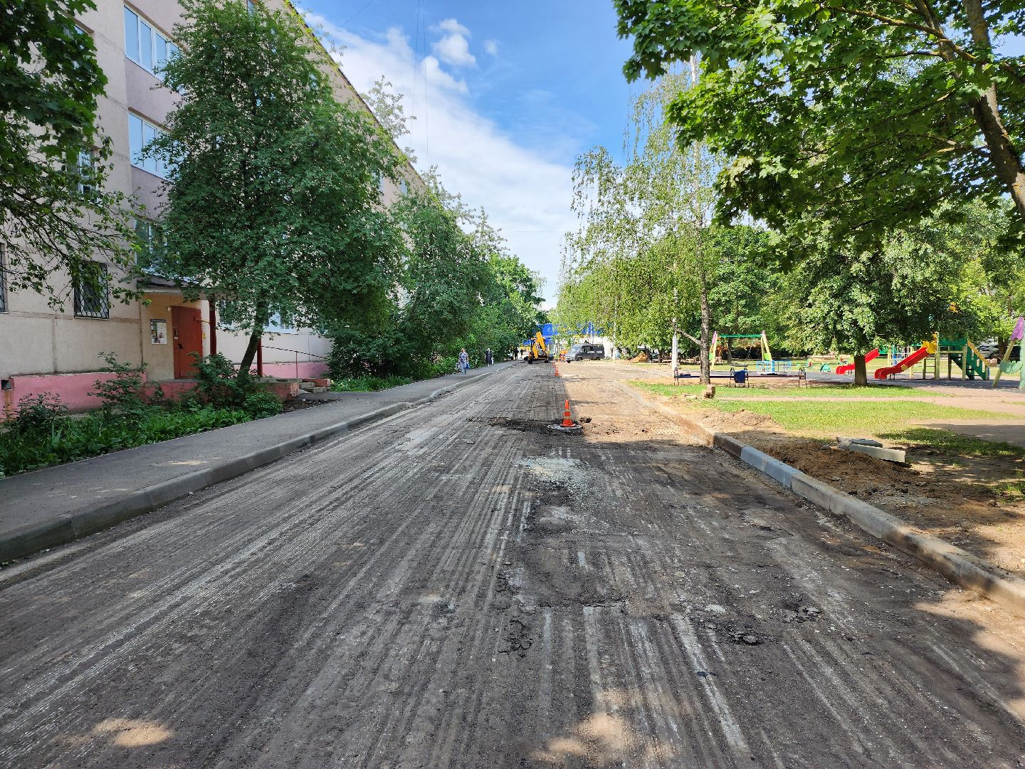 раменское, благоустройство, комплексное благоустройство дворов на улице Десантная,