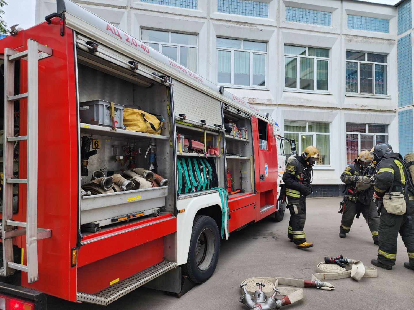 учебная эвакуация, видное, ленинский округ, мчс, пожарная эвакуация,