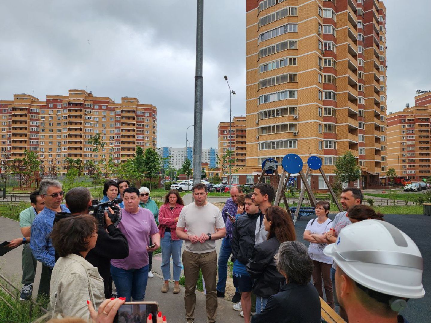 Строительство, Группа компаний Самолет, жители Ленинского округа, ремонт фасада дома, ЖК Зеленые аллеи, ленинский городской округ,