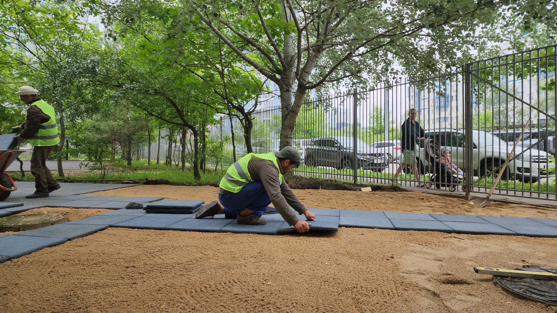 детская площадка, благоустройство, павшинская пойма,