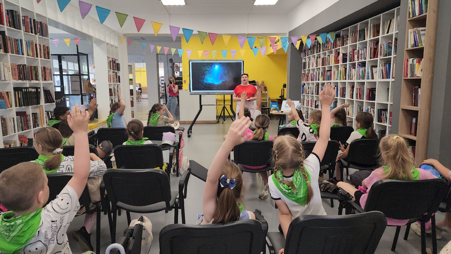 шатура, культурная шатура, библиотека, день воды, дети,