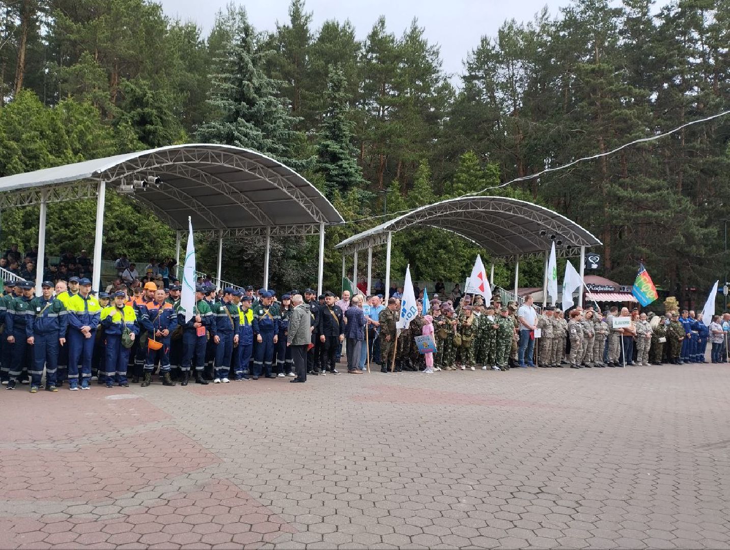 соревнования ГО и ЧС, парк Елочки, Домодедово,