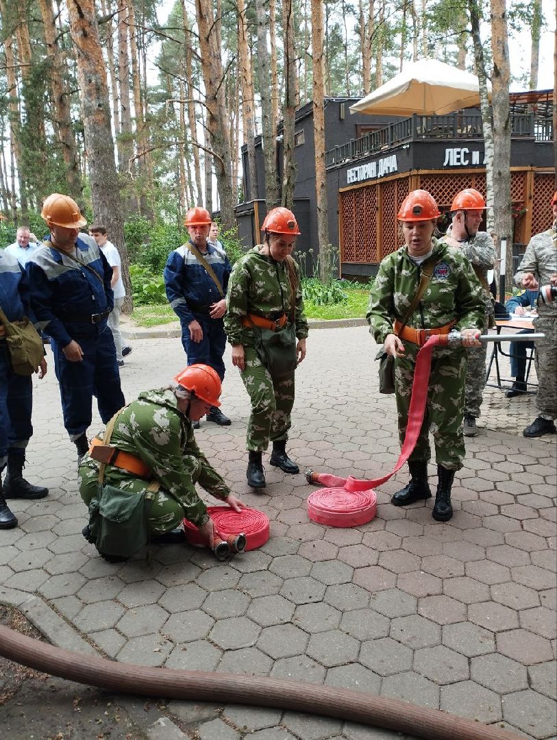 соревнования ГО и ЧС, парк Елочки, Домодедово,