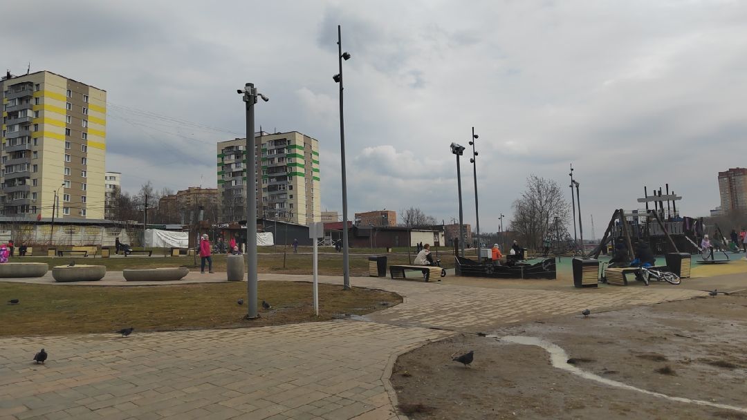 Пушкино, Пушкинский округ, весна в Подмосковье, люди, дети, общество, весна