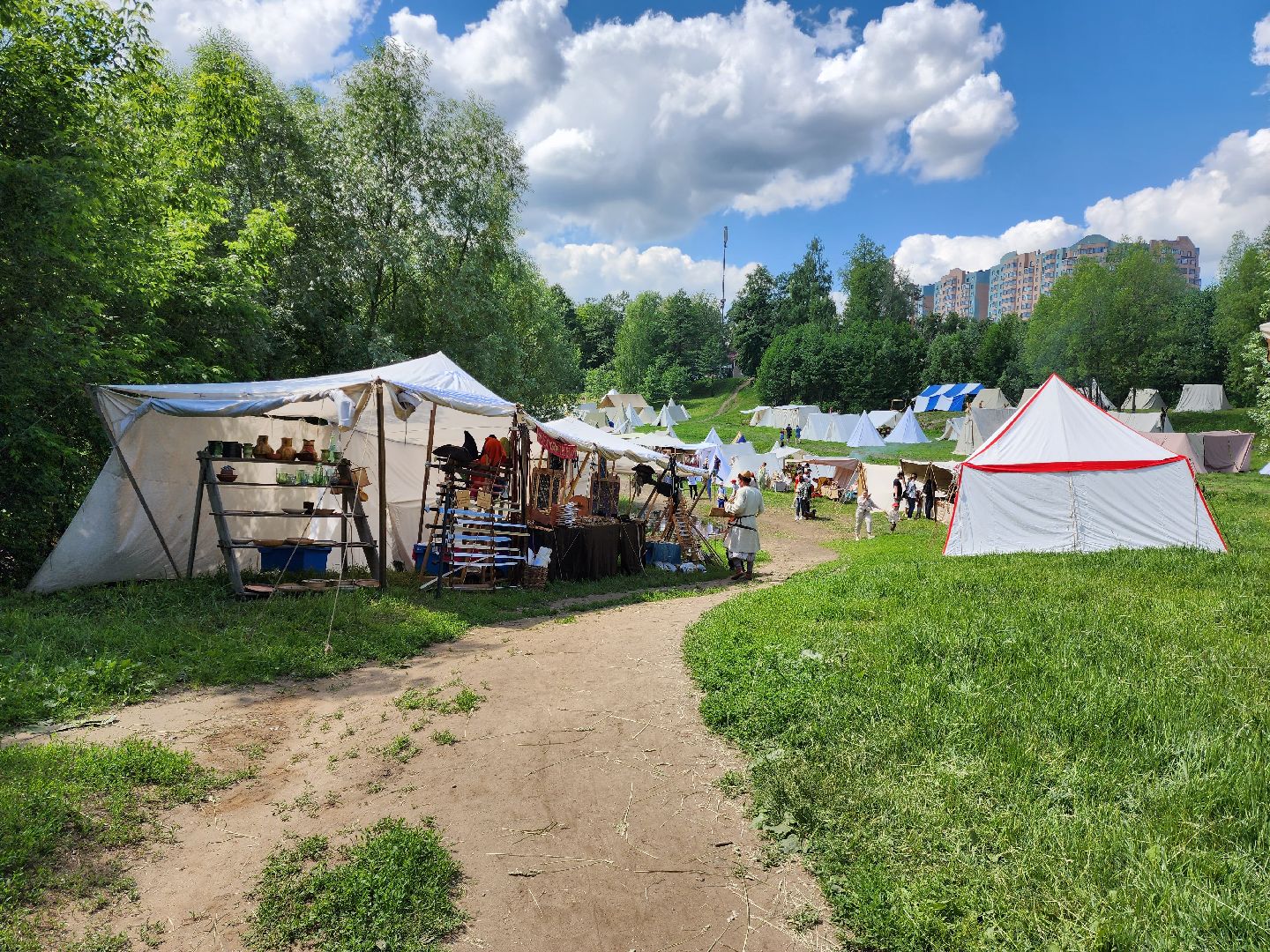 раменское, культура, фестиваль исторической реконструкции на берегу озера Борисоглебское,
