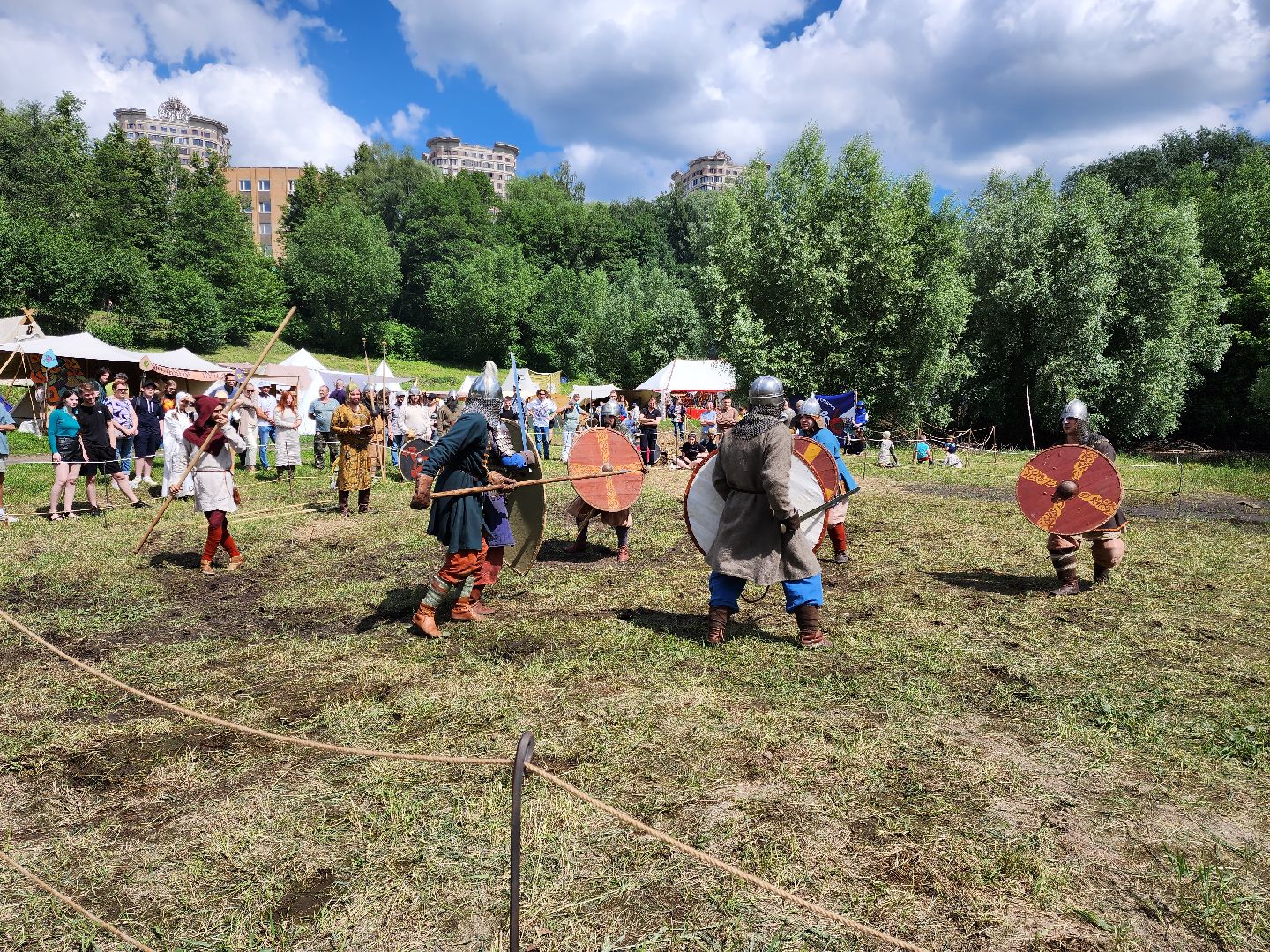 раменское, культура, фестиваль исторической реконструкции на берегу озера Борисоглебское,