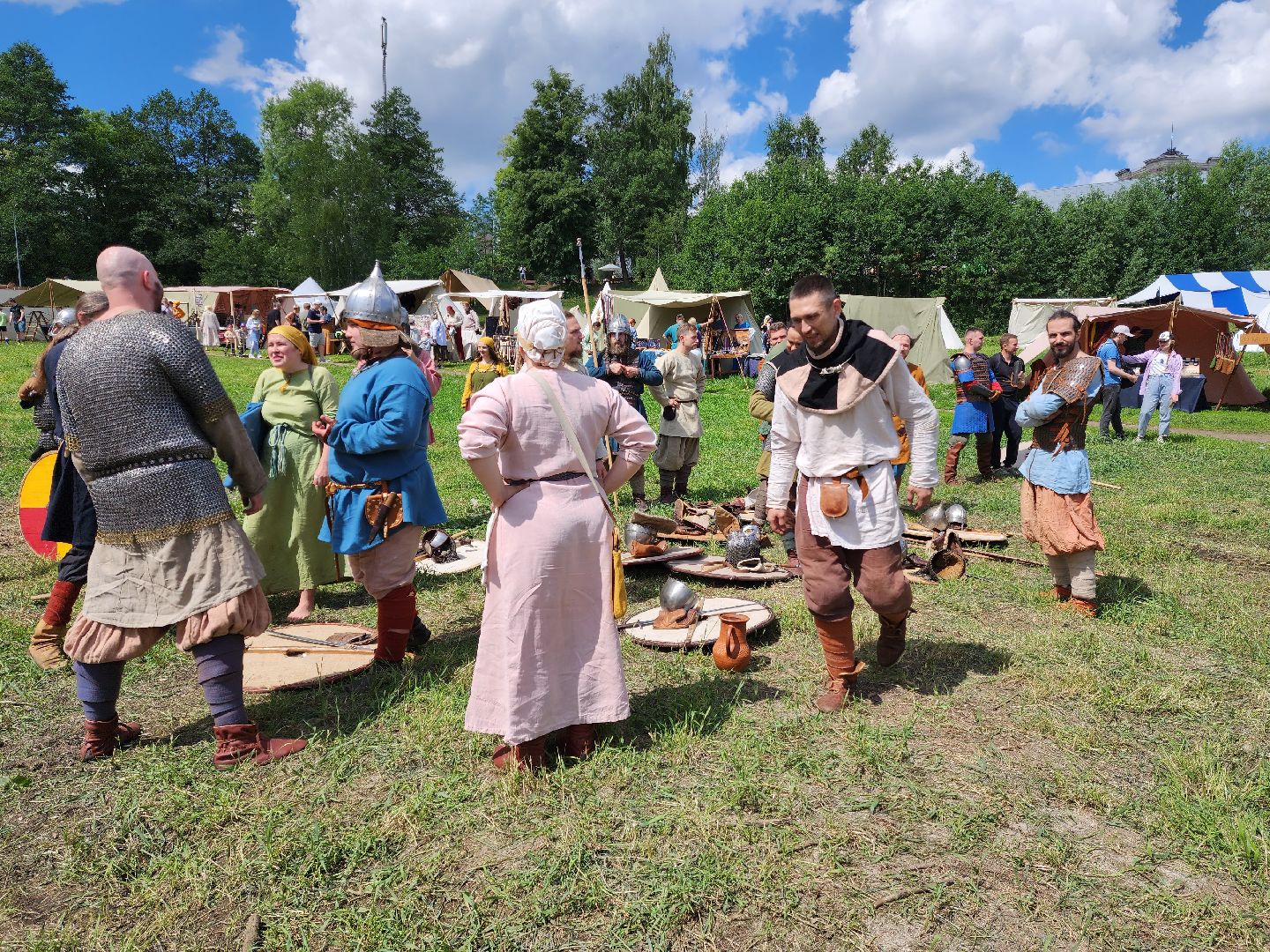 раменское, культура, фестиваль исторической реконструкции на берегу озера Борисоглебское,