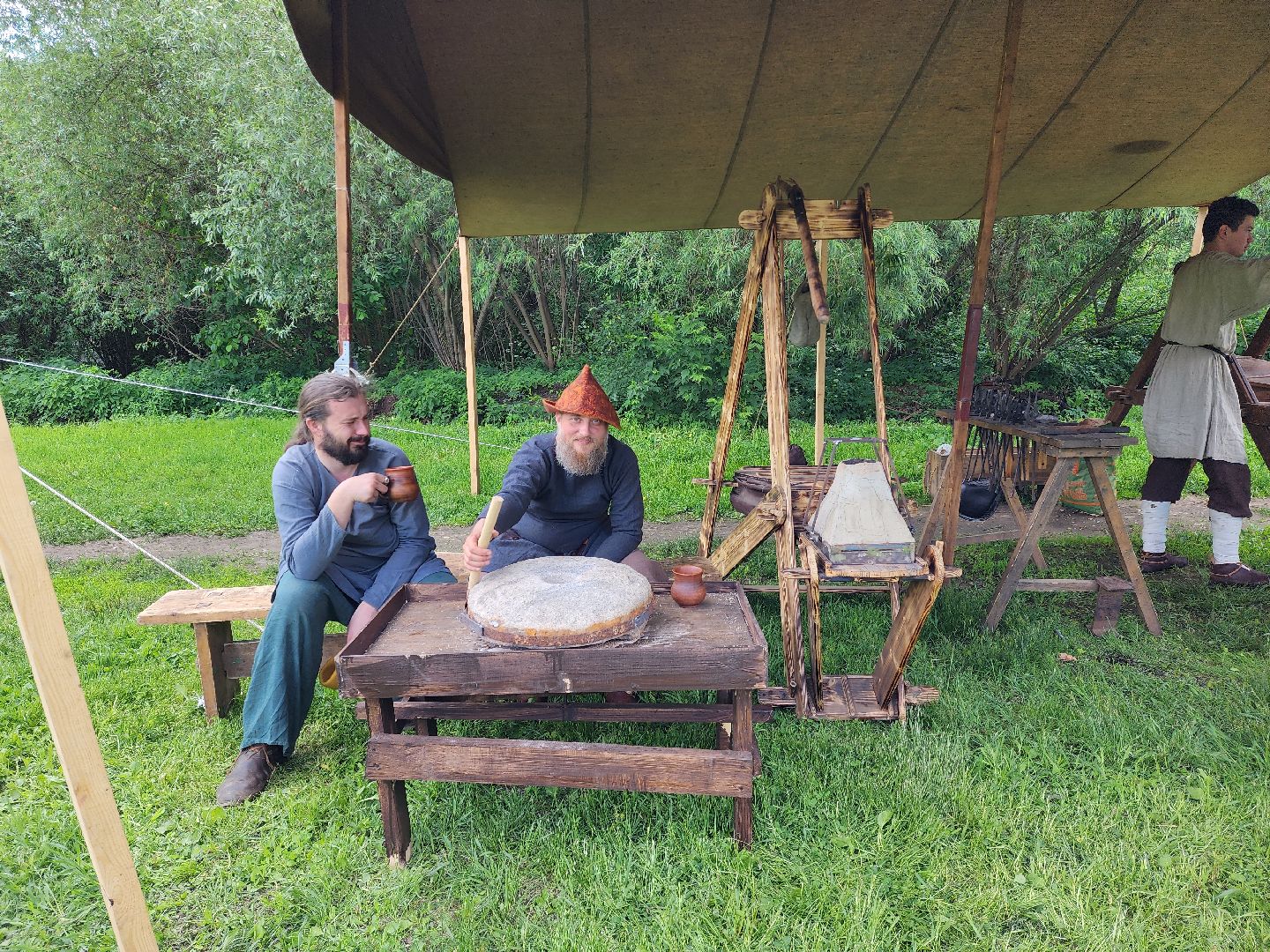 раменское, культура, фестиваль исторической реконструкции на берегу озера Борисоглебское,