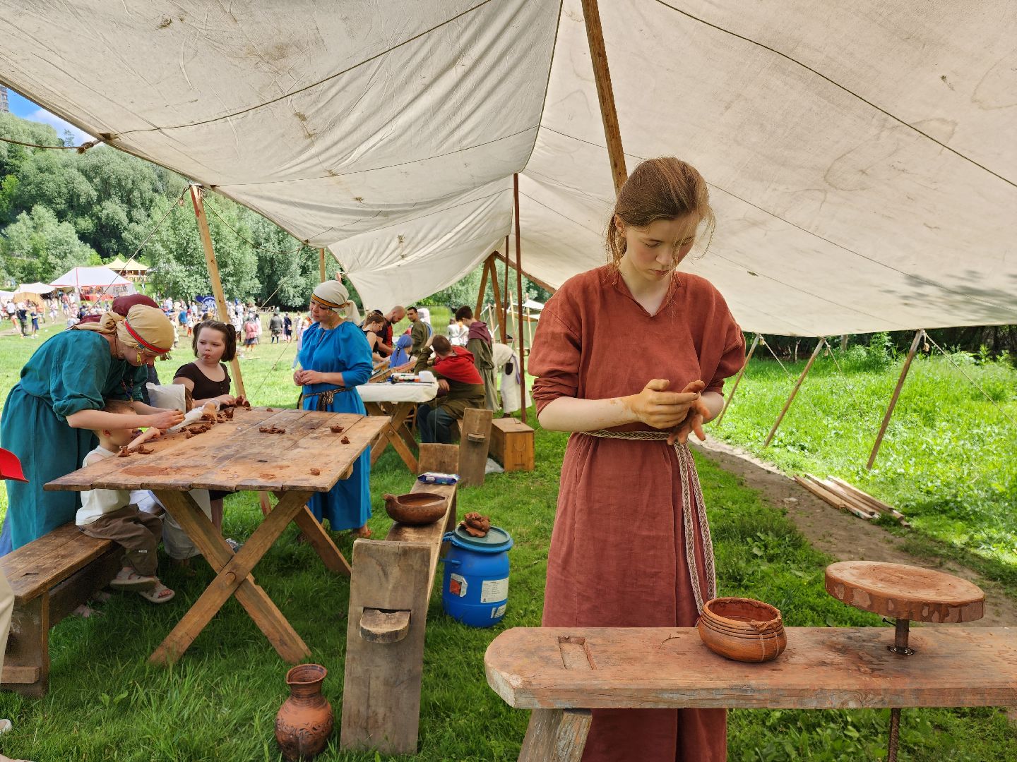 раменское, культура, фестиваль исторической реконструкции на берегу озера Борисоглебское,