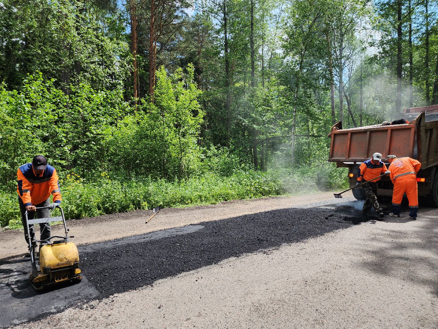 серпухов, подмосковье, ремонт дороги,