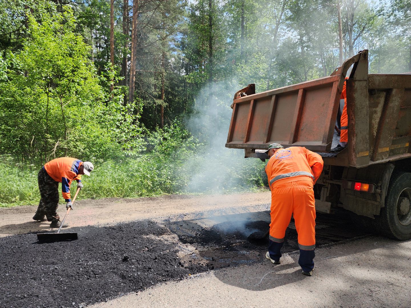 серпухов, подмосковье, ремонт дороги,