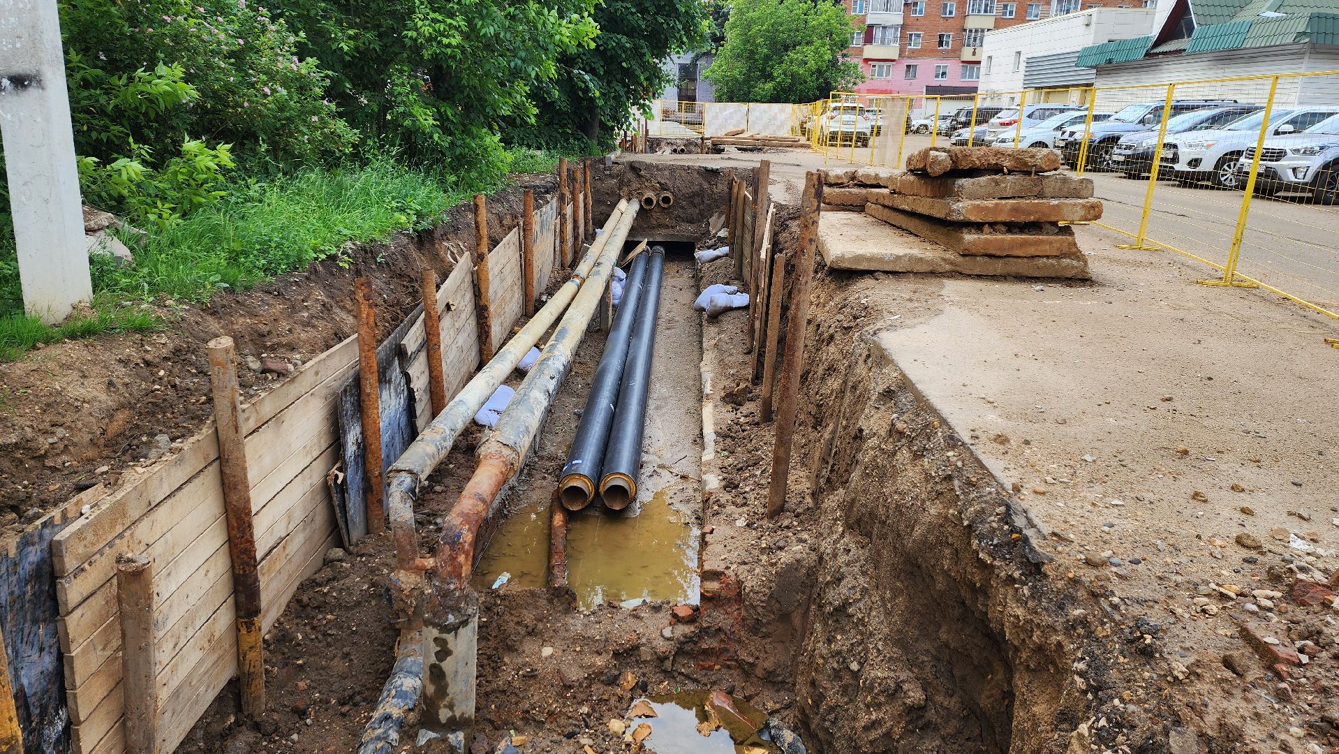 Солнечногорск, ЖКХ, капремонт теплотрассы,