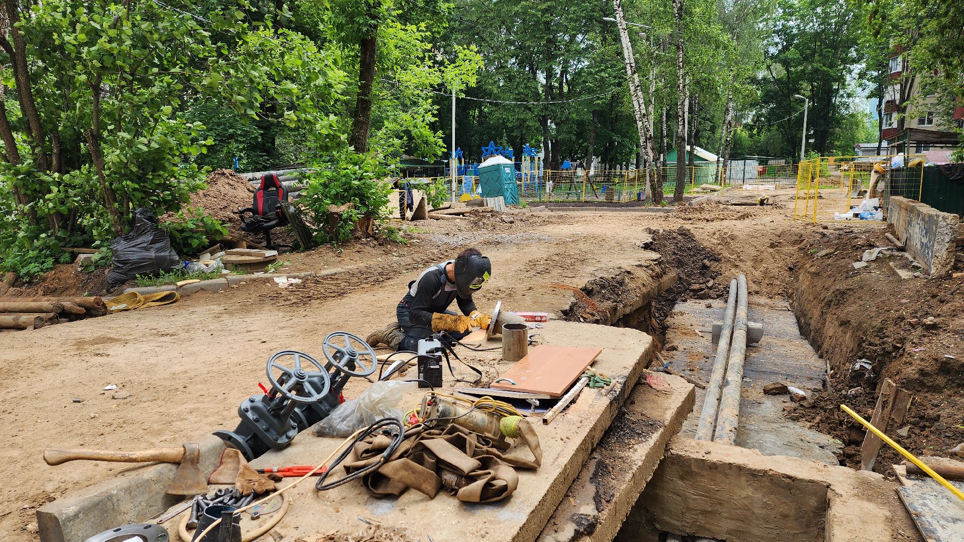 Солнечногорск, ЖКХ, капремонт теплотрассы,