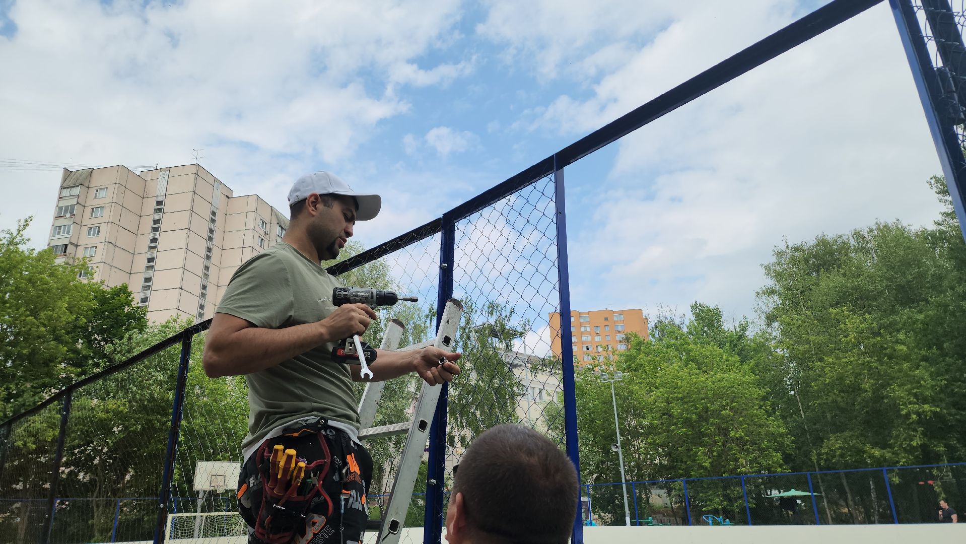 красногорск, ивановские пруды, спортивная площадка, реконструкция, ремонт,