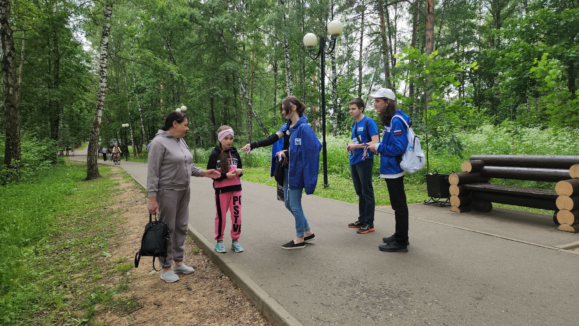 молодая гвардия, день россии, триколор, ленточка,