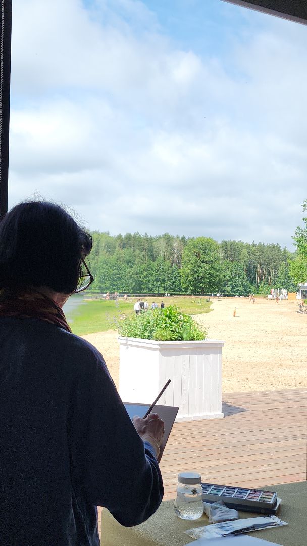 культура, активное долголетие, подмосковье, электросталь, мой город, жители города, пленэр, мастер-класс,