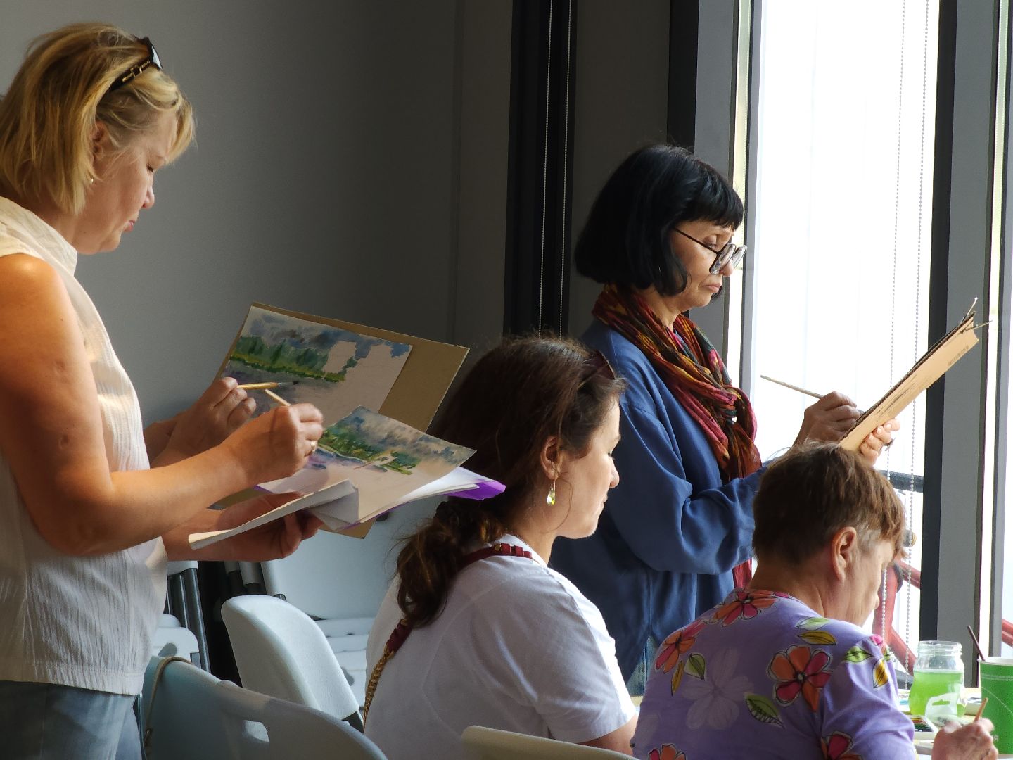 культура, активное долголетие, подмосковье, электросталь, мой город, жители города, пленэр, мастер-класс,