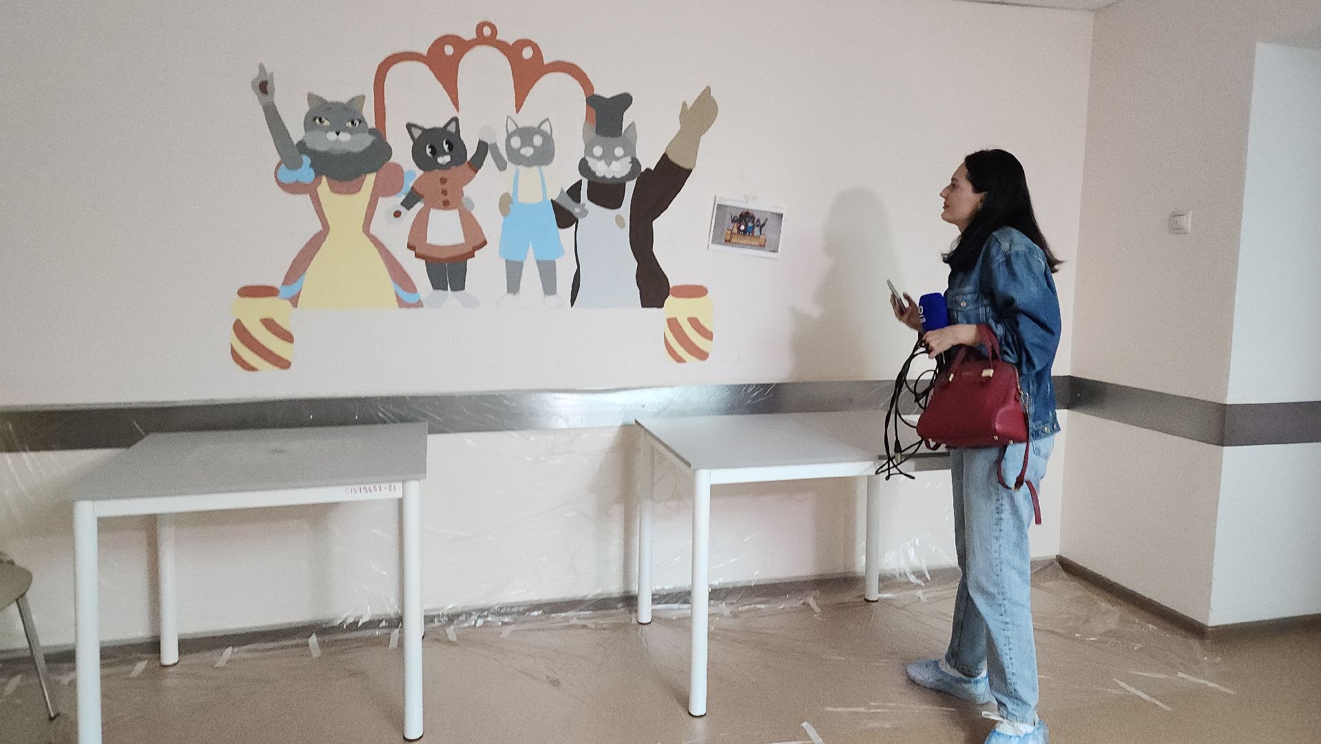 пушкино, больница, роспись, студенты, дети и родители, перинатальный центр, мультфильмы,