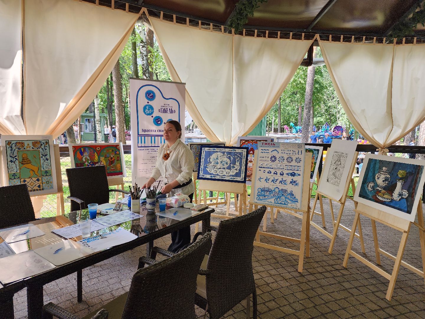 раменское, культура, день гжели в раменском парке,