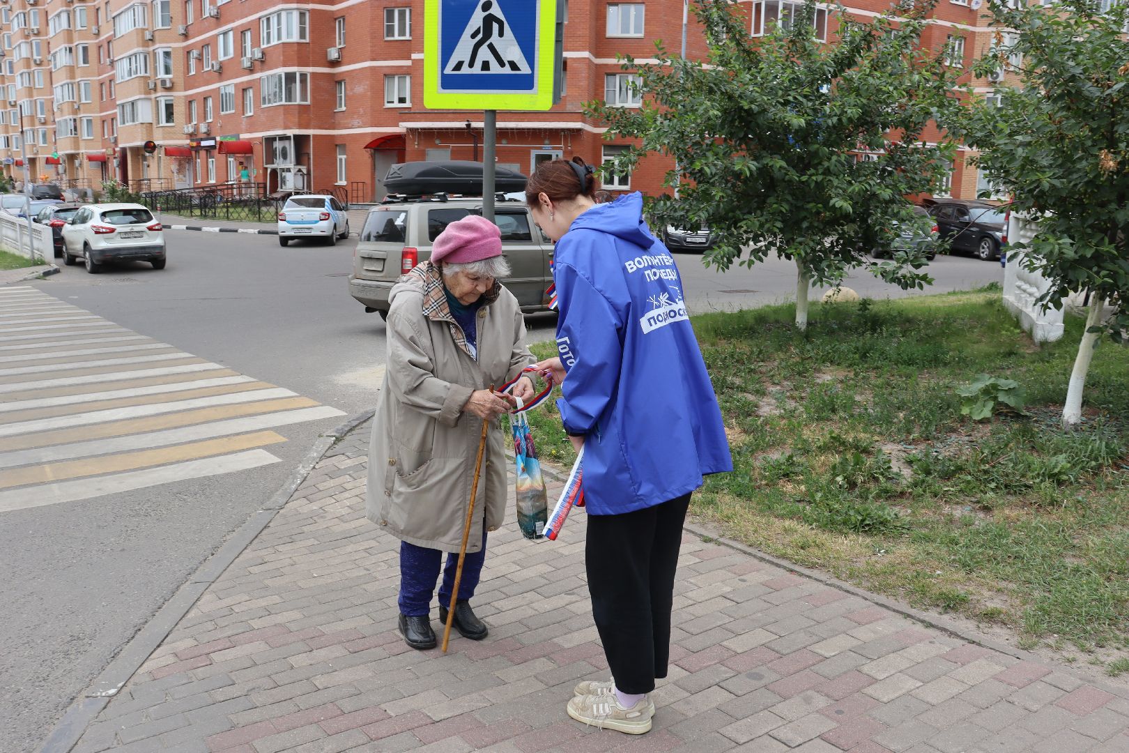 день россии, триколор, волонтеры победы,