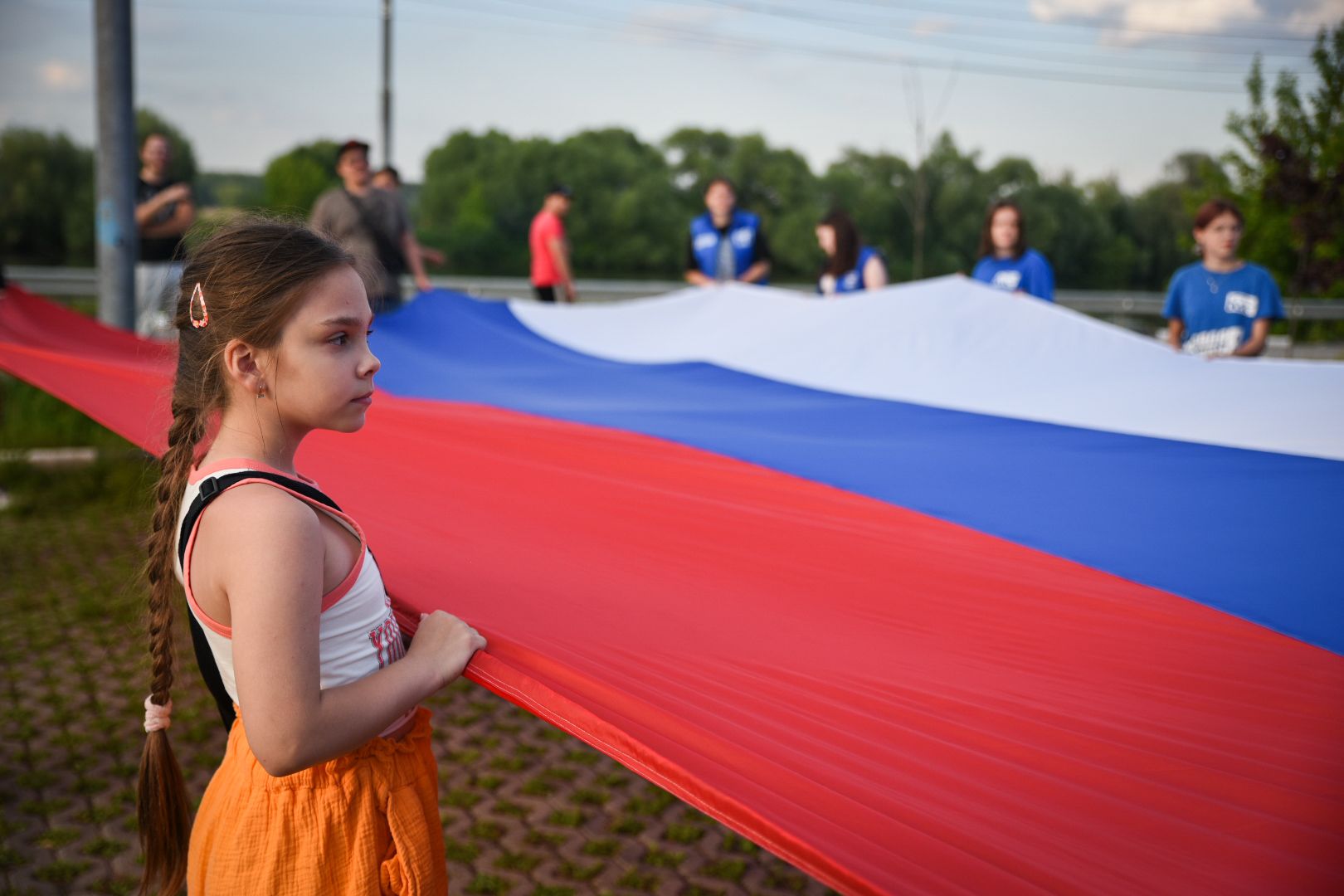 Бронницы, Автофлешмоб, День России, Автомобилисты Бронниц, РФ,