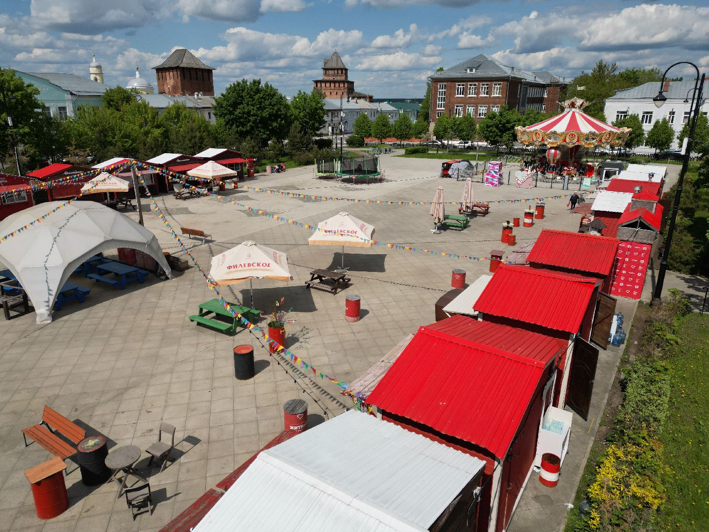 видео с коптера,