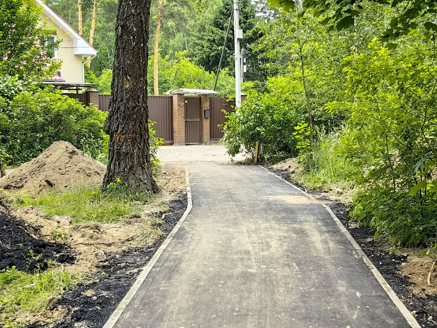 деревня, народная тропа, благоустройство, тротуар, дорожка, щёлково,