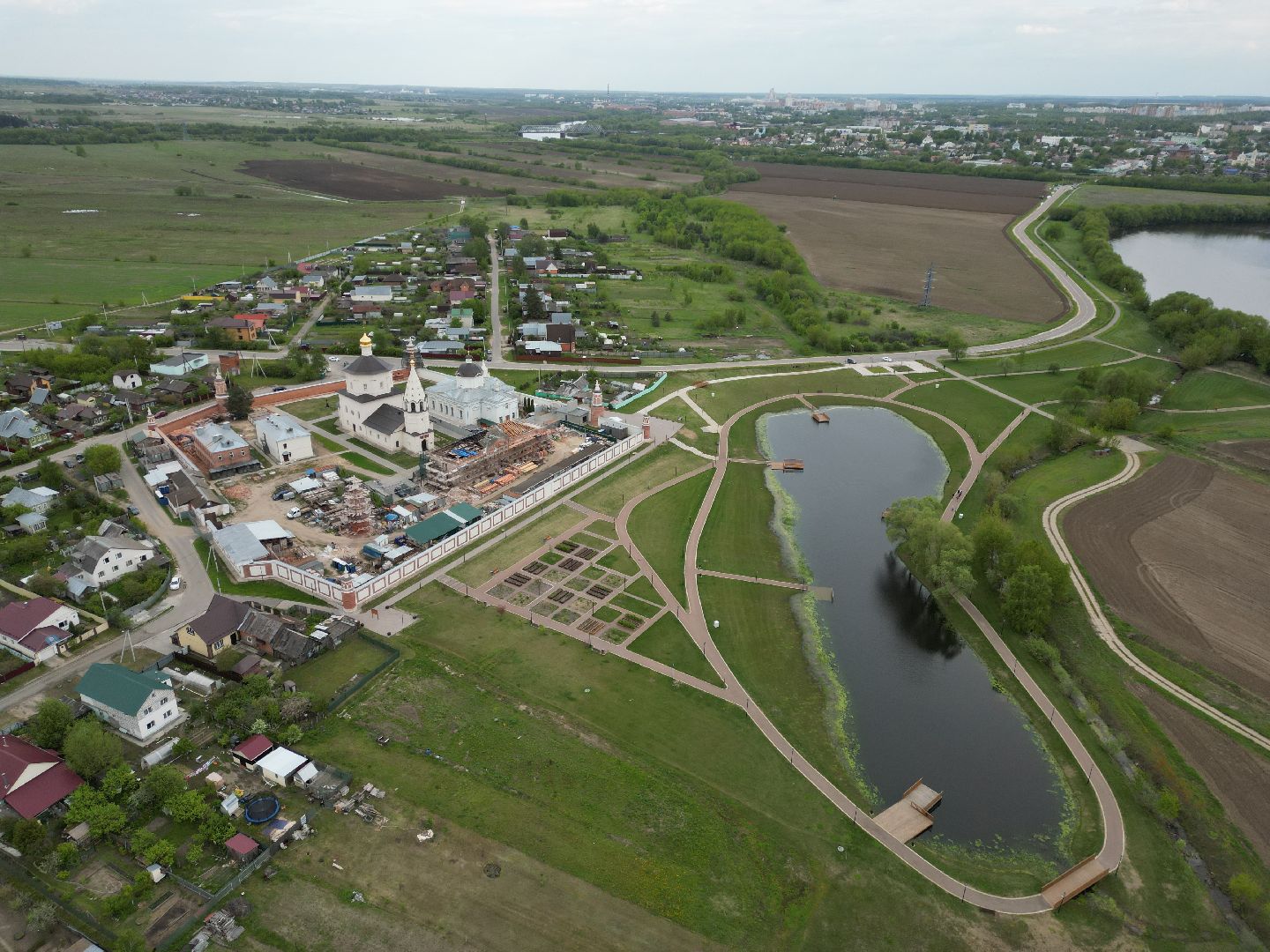 видео с коптера, монастырь, ногинск,
