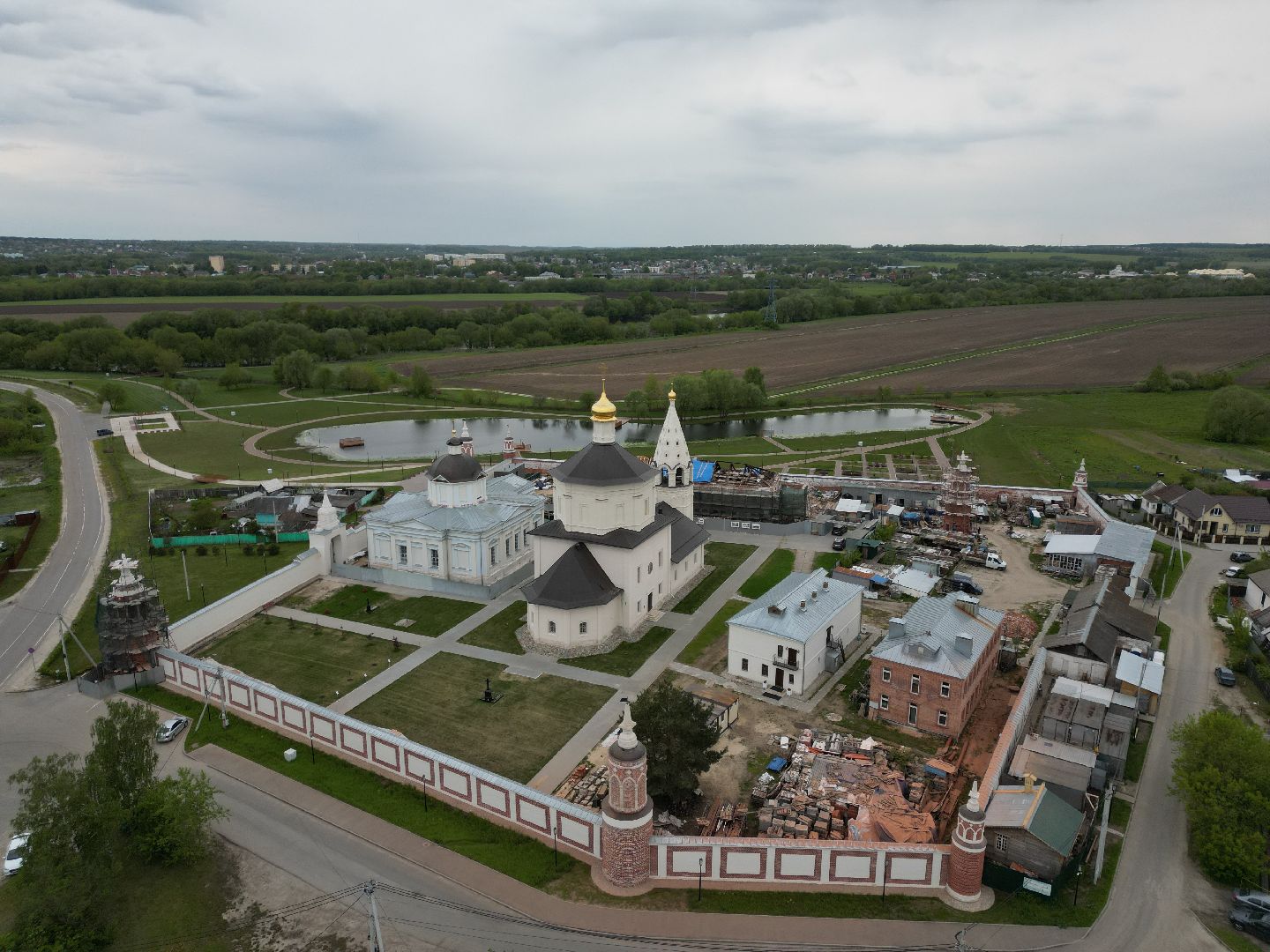 видео с коптера, монастырь, ногинск,