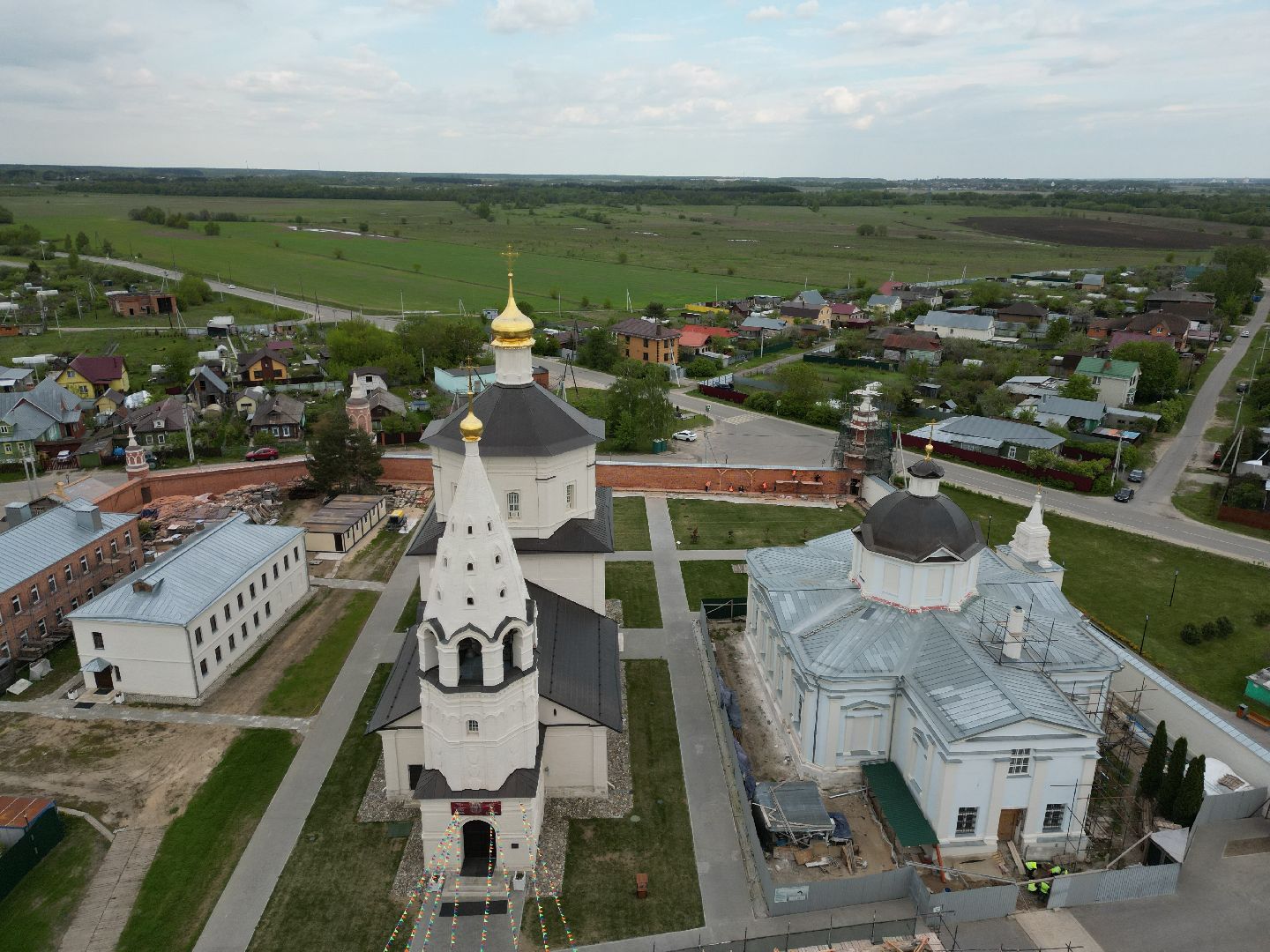 видео с коптера, монастырь, ногинск,