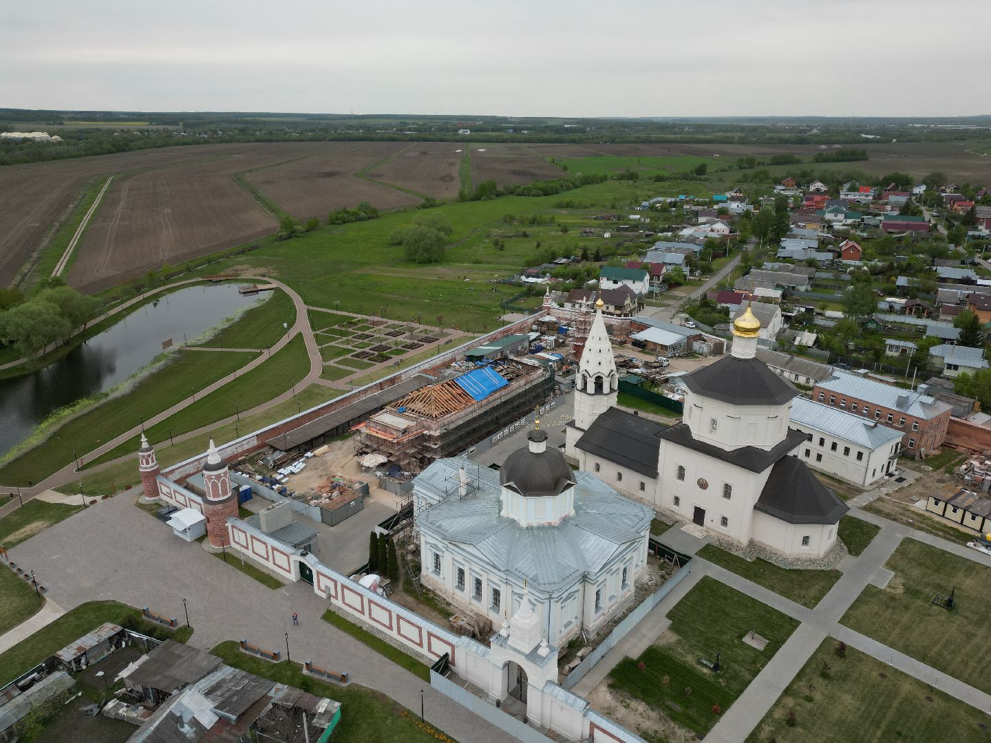 видео с коптера, монастырь, ногинск,