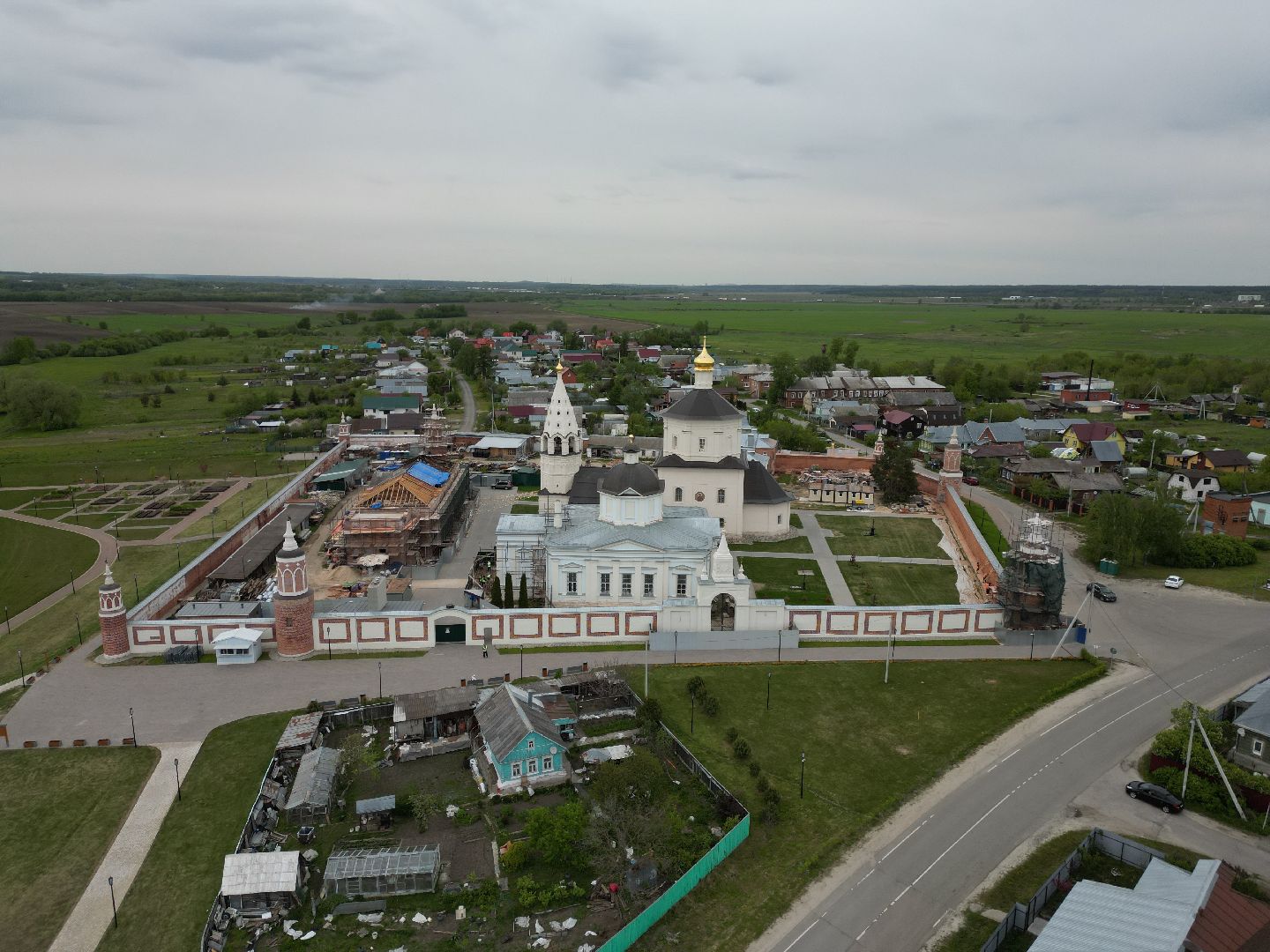 видео с коптера, монастырь, ногинск,