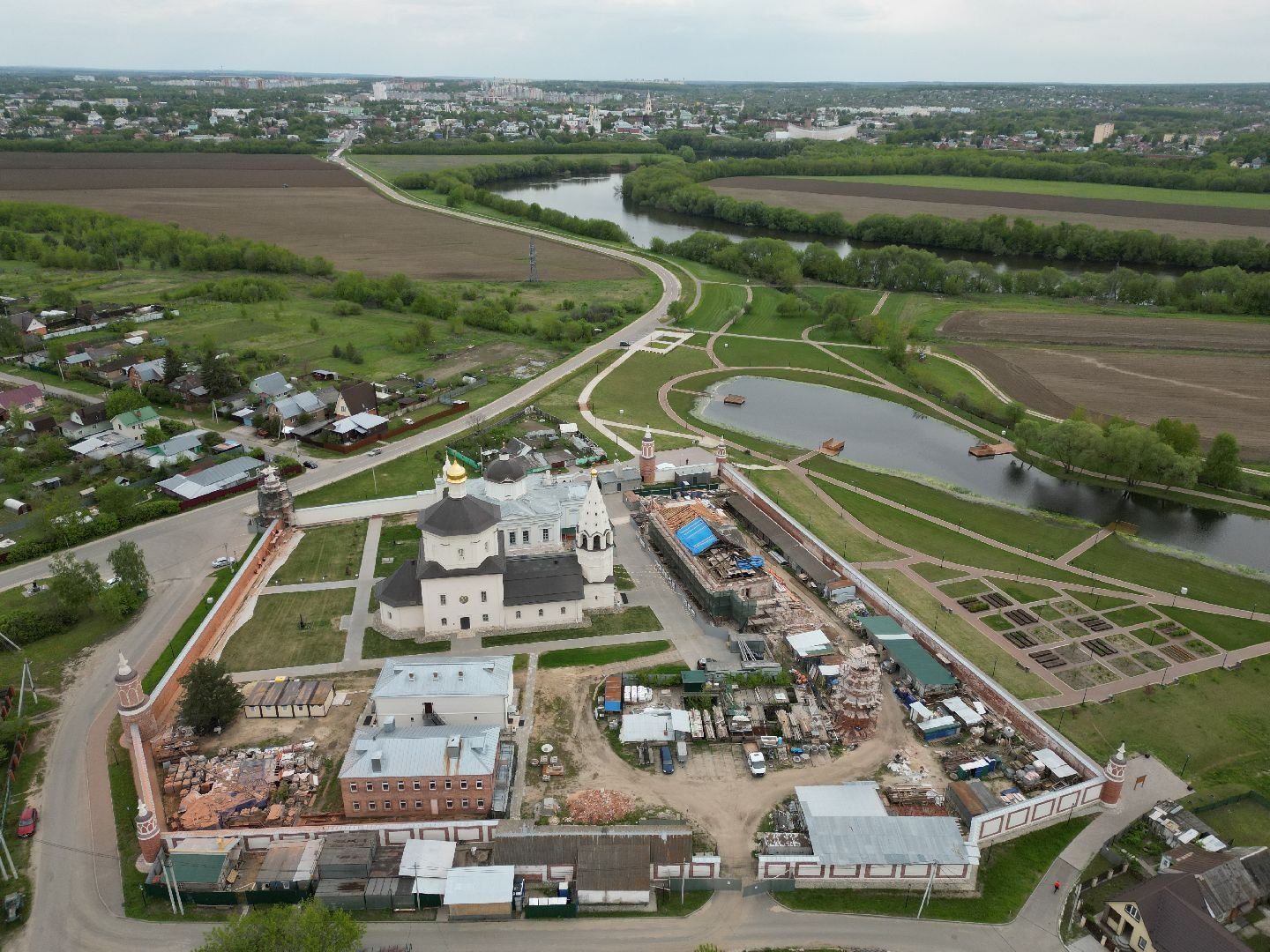 видео с коптера, монастырь, ногинск,
