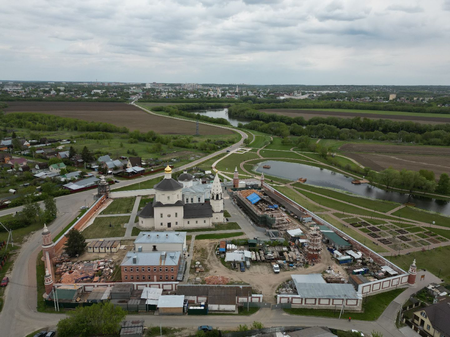 видео с коптера, монастырь, ногинск,